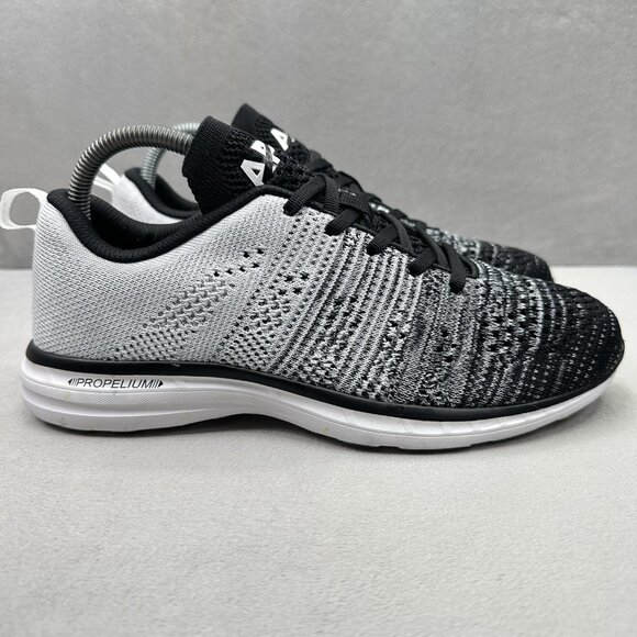 APL Techloom Pro Womens Size 8.5 Shoes Black / White Athletic Running Sneakers - Picture 1 of 8